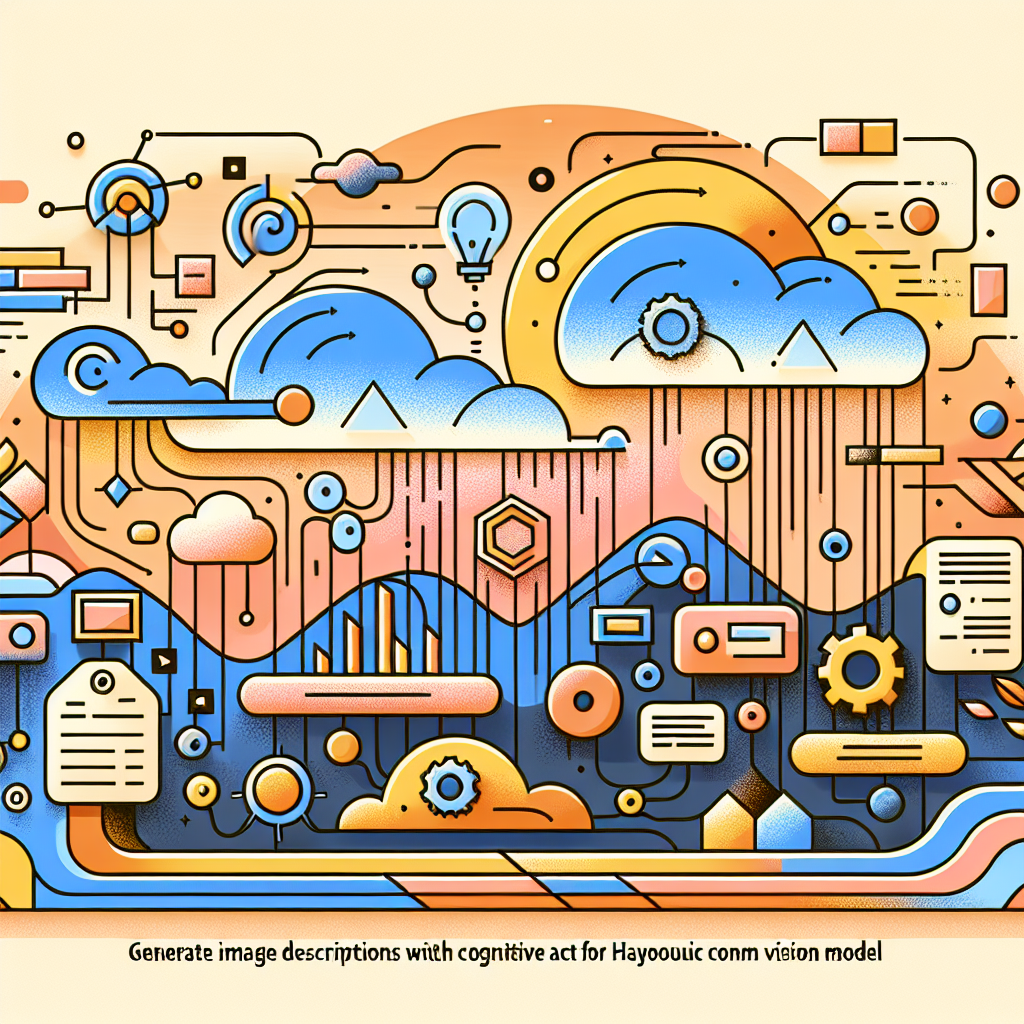 Generate Image Descriptions with Cognitive Actions for Hayooucom Vision Model
