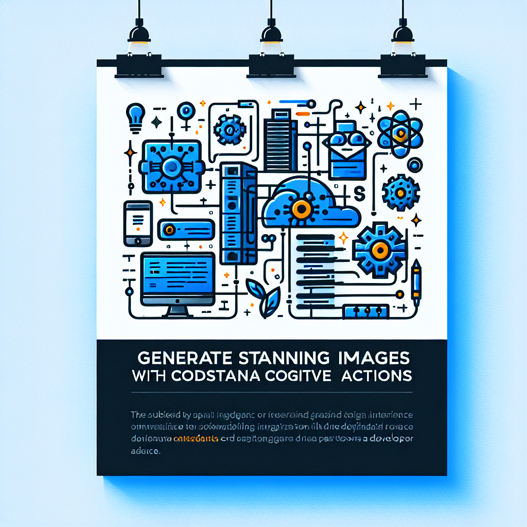 Generate Stunning Images with Costanza Cognitive Actions