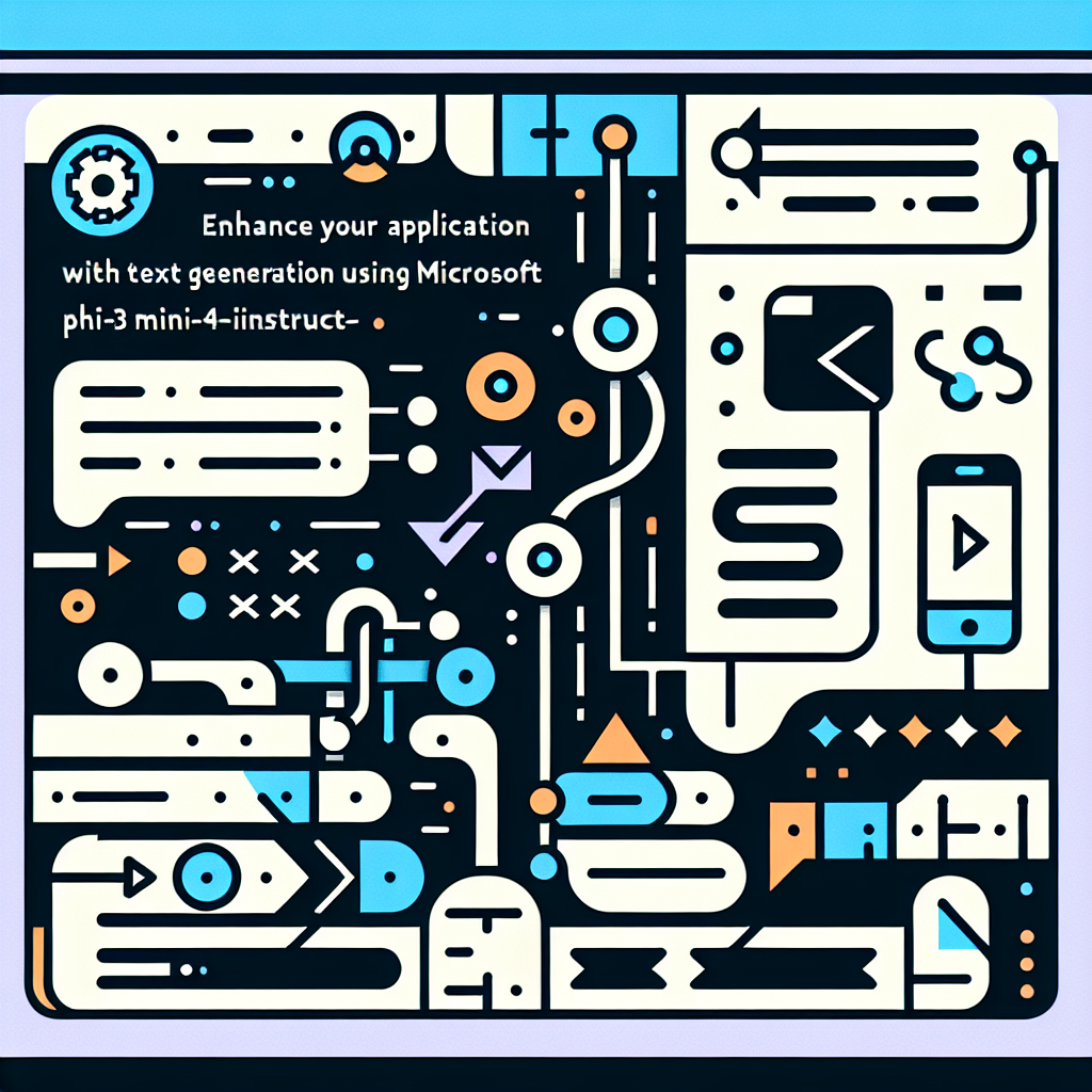 Enhance Your Application with Text Generation Using Microsoft Phi-3 Mini-4K-Instruct