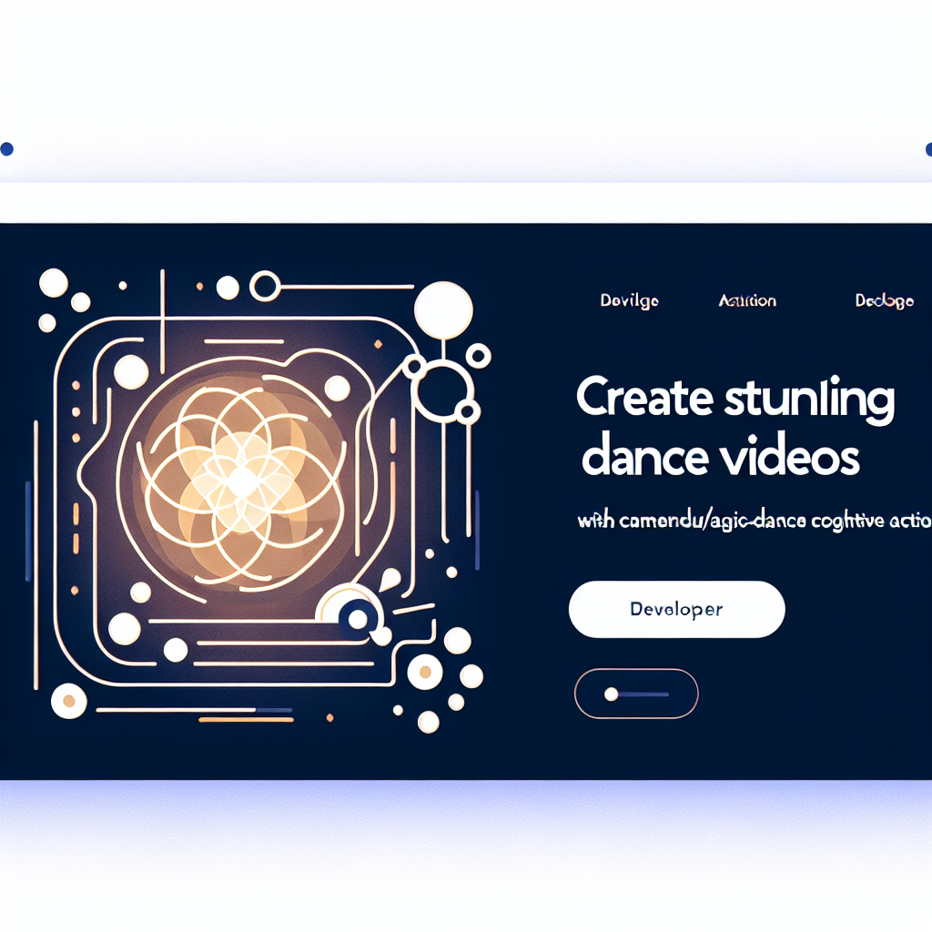 Create Stunning Dance Videos with camenduru/magic-dance Cognitive Actions