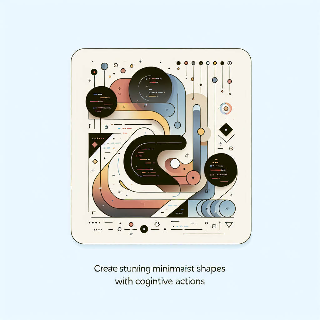 Create Stunning Minimalist Shapes with Cognitive Actions
