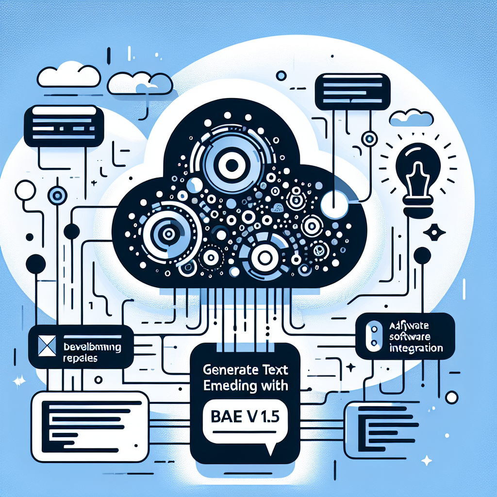 Generate Text Embeddings with BAAI's BGE v1.5 Model