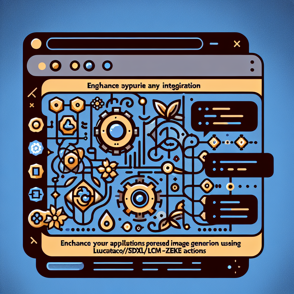 Enhance Your Application with Personalized Image Generation Using lucataco/sdxl-lcm-zeke Actions