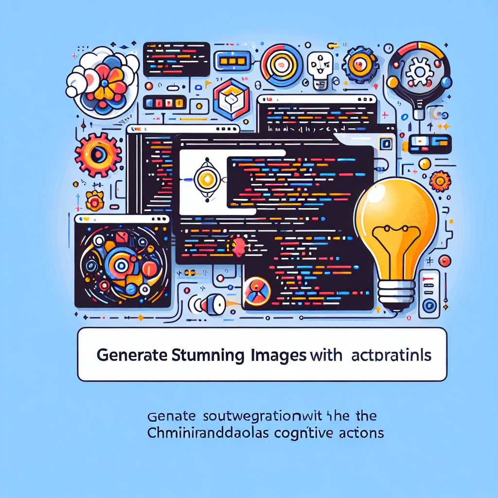 Generate Stunning Images with the chmirandaalos/chma Cognitive Actions