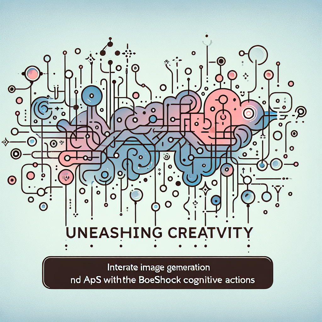 Unleashing Creativity: Integrate Image Generation with the BioShock Cognitive Actions