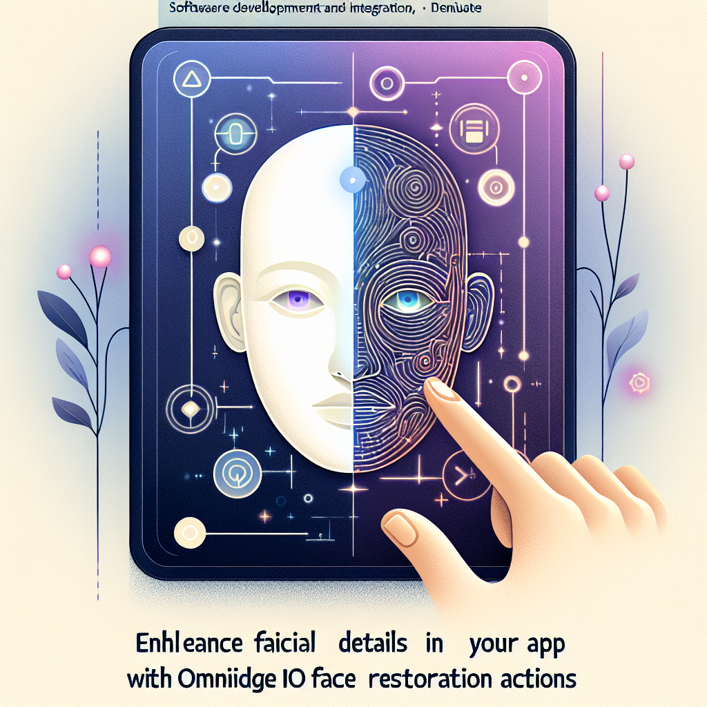 Enhance Facial Details in Your App with OmniEdge IO Face Restoration Actions