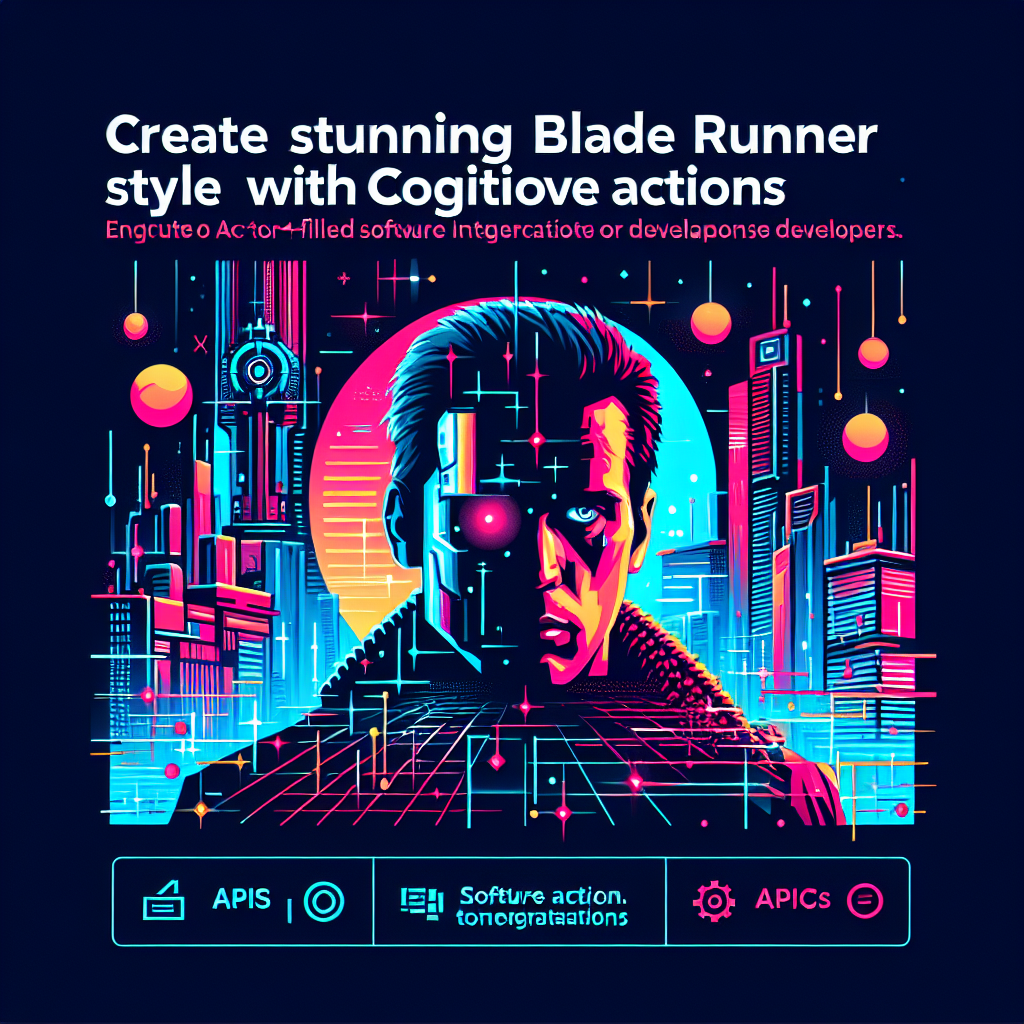 Create Stunning Blade Runner Style Images with Cognitive Actions