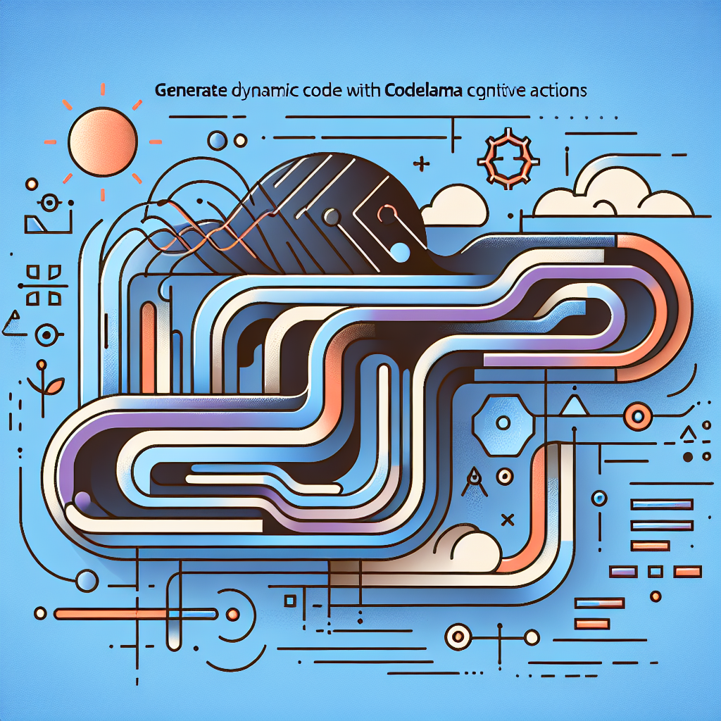 Generate Dynamic Code with CodeLLaMA Cognitive Actions