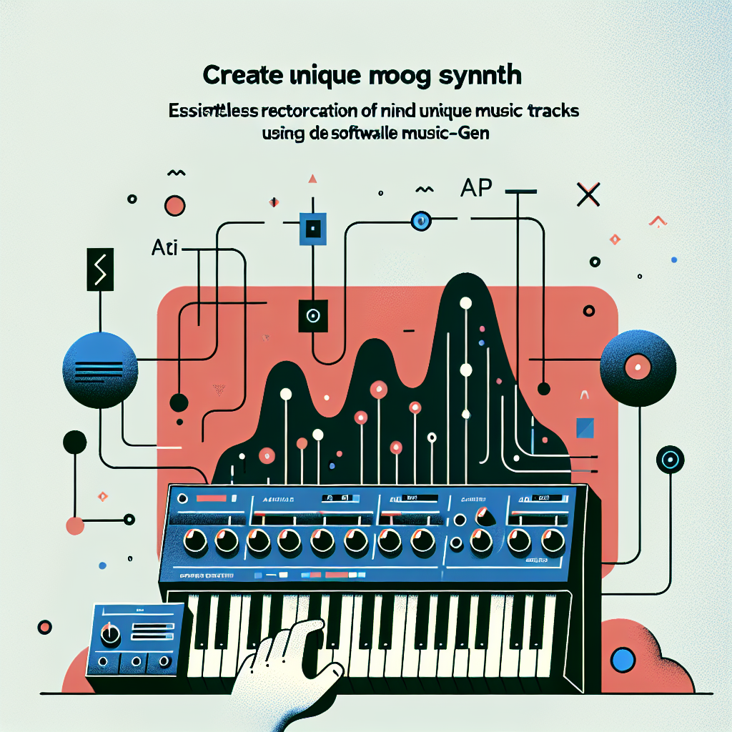 Create Unique Moog Synth Tracks Effortlessly with Musicgen
