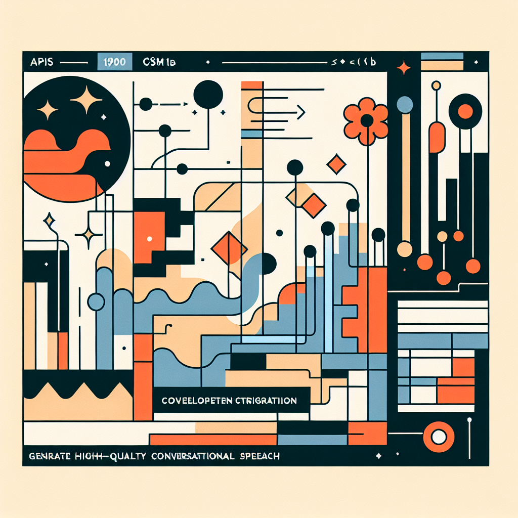 Generate High-Quality Conversational Speech with Csm 1b