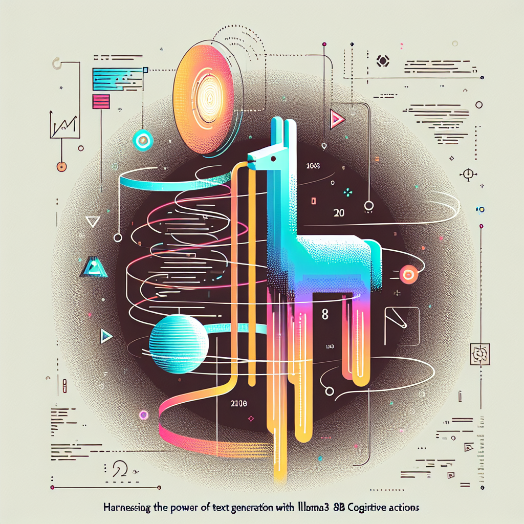 Harnessing the Power of Text Generation with Llama3 8b Cognitive Actions