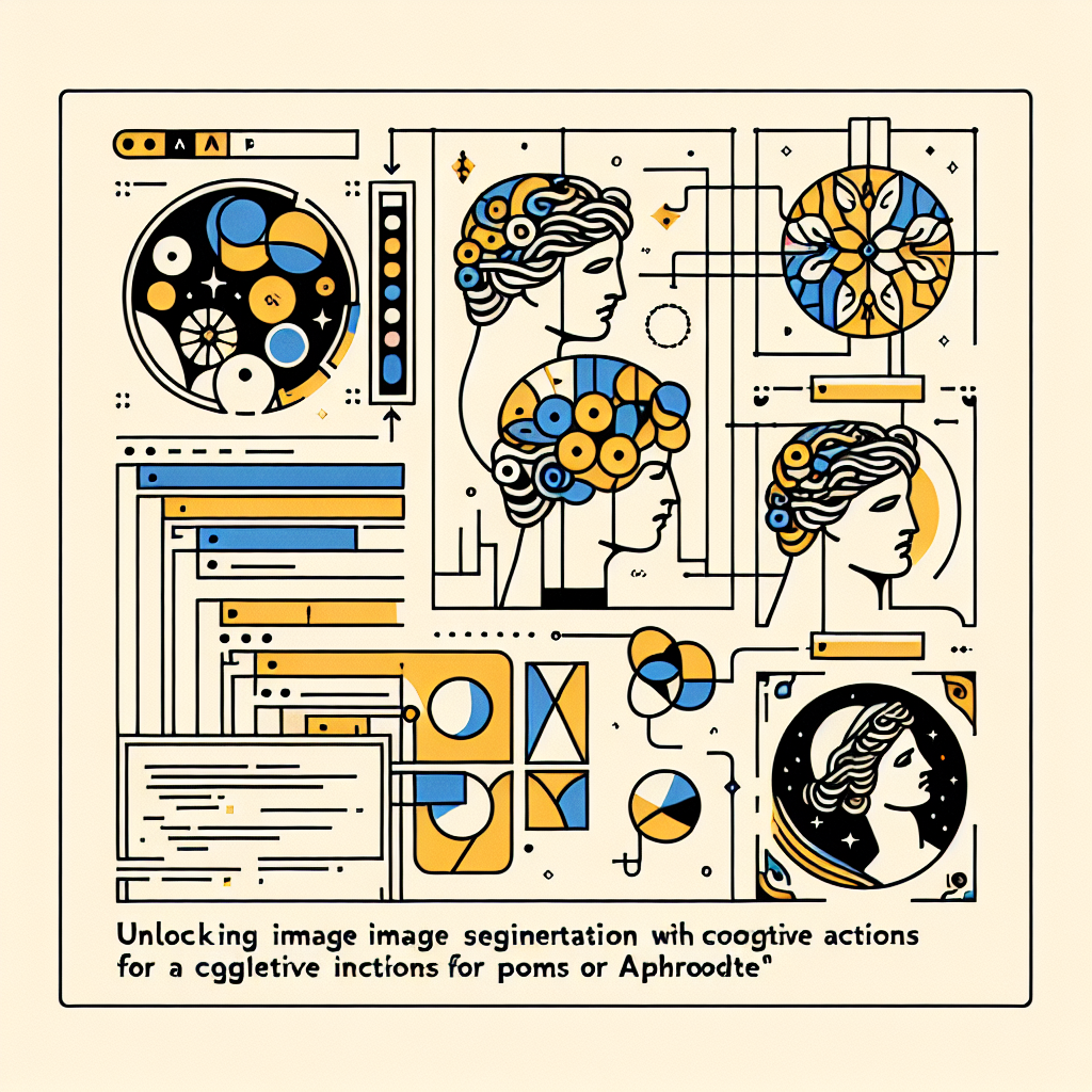 Unlocking Image Segmentation with Cognitive Actions for Poems for Aphrodite