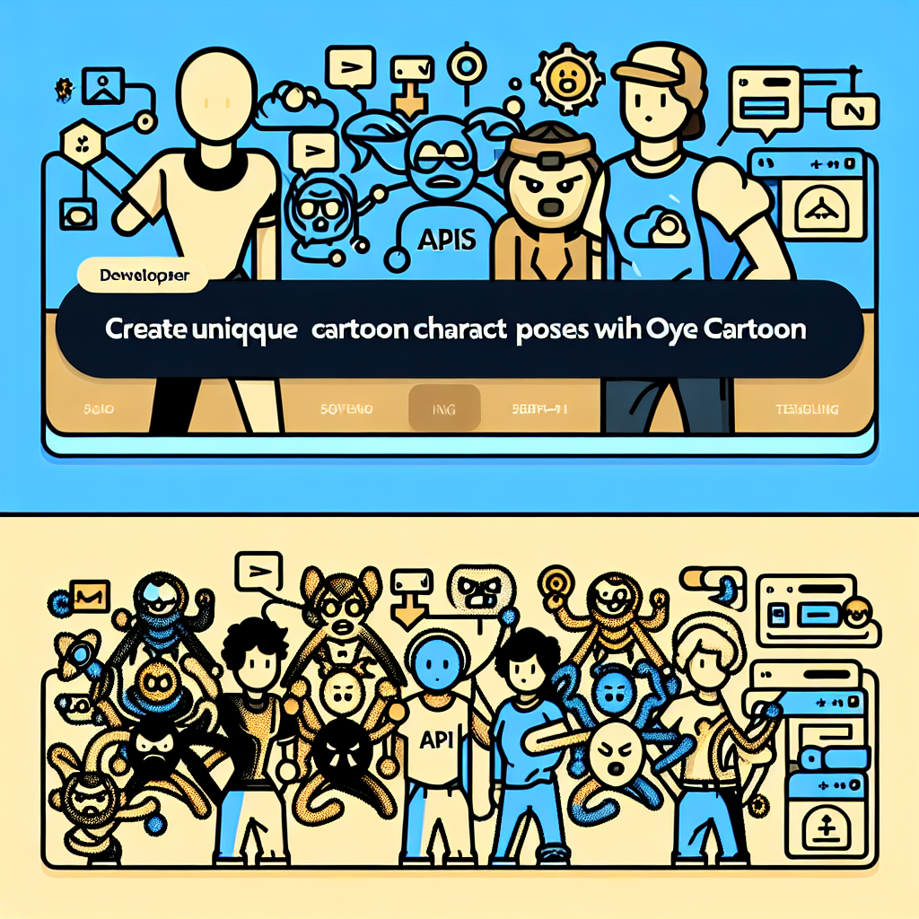 Create Unique Cartoon Character Poses with Oye Cartoon