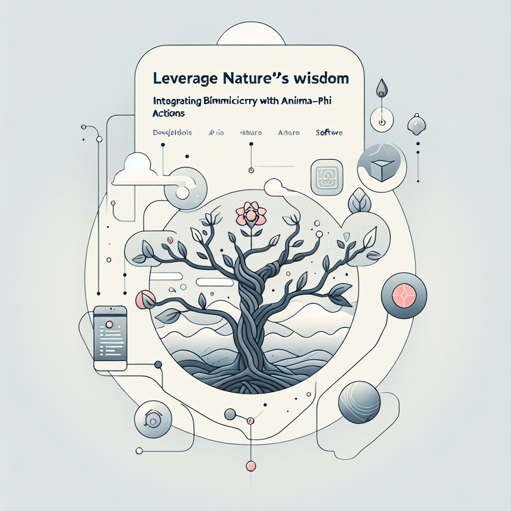 Leverage Nature's Wisdom: Integrating Biomimicry with the ANIMA-Phi-Neptune-Mistral-7B Actions