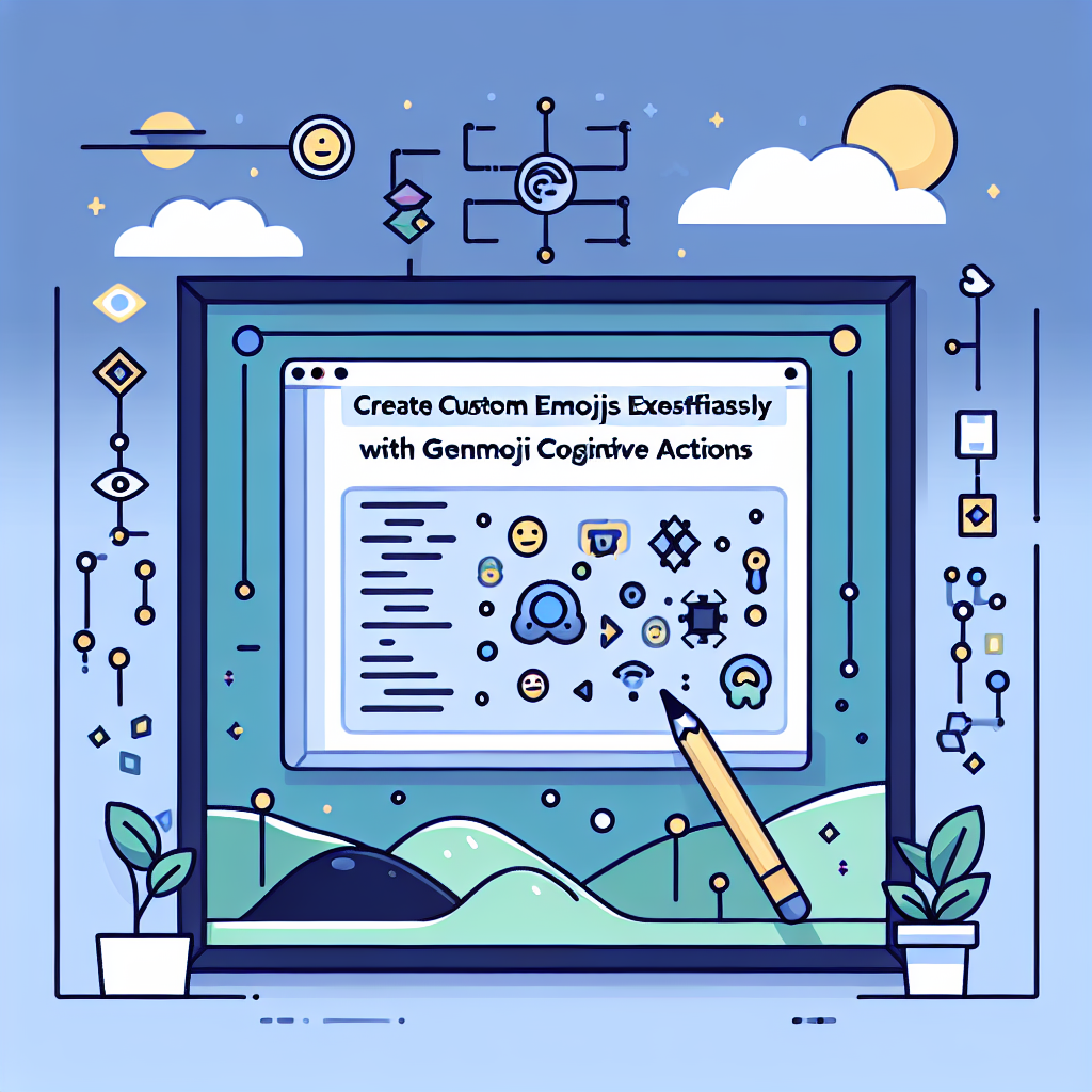 Create Custom Emojis Effortlessly with Genmoji Cognitive Actions