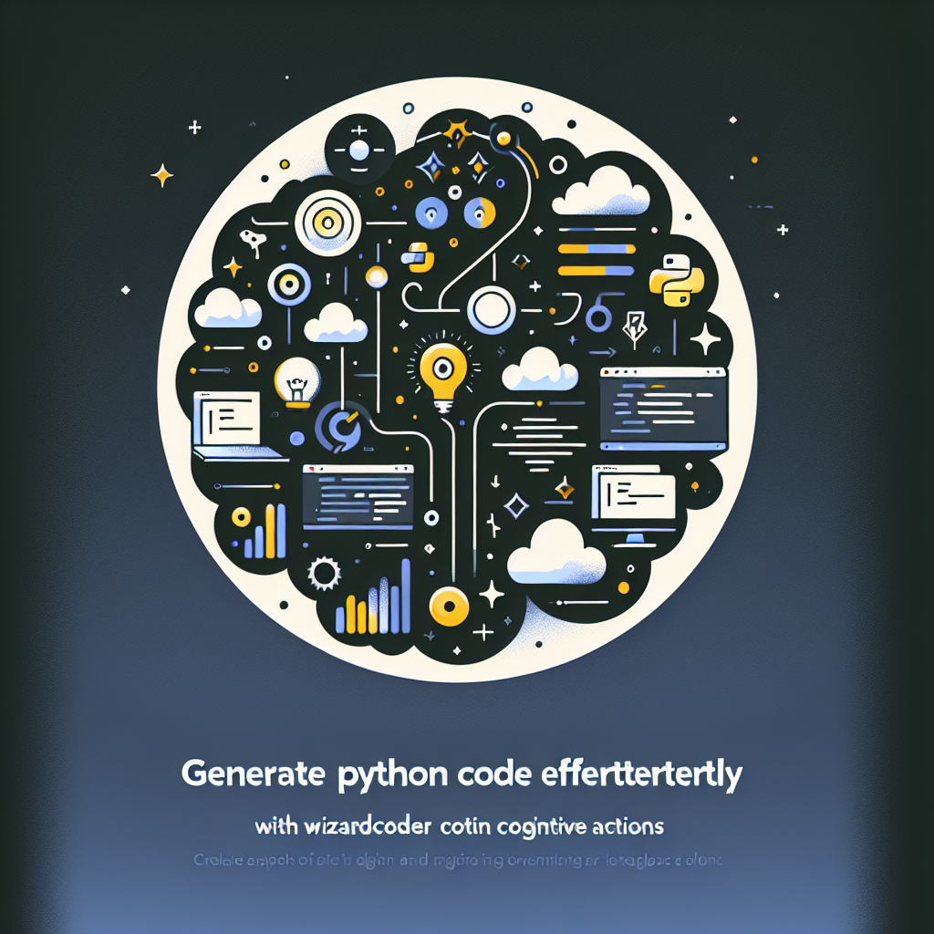 Generate Python Code Effortlessly with WizardCoder Cognitive Actions