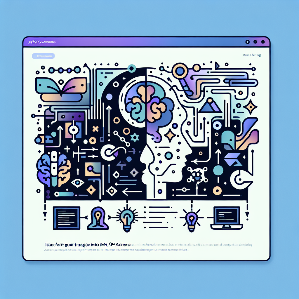 Transform Your Images into Text with Cognitive Actions