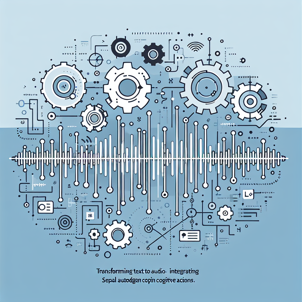 Transforming Text to Audio: Integrating the Sepal Audiogen Cognitive Actions