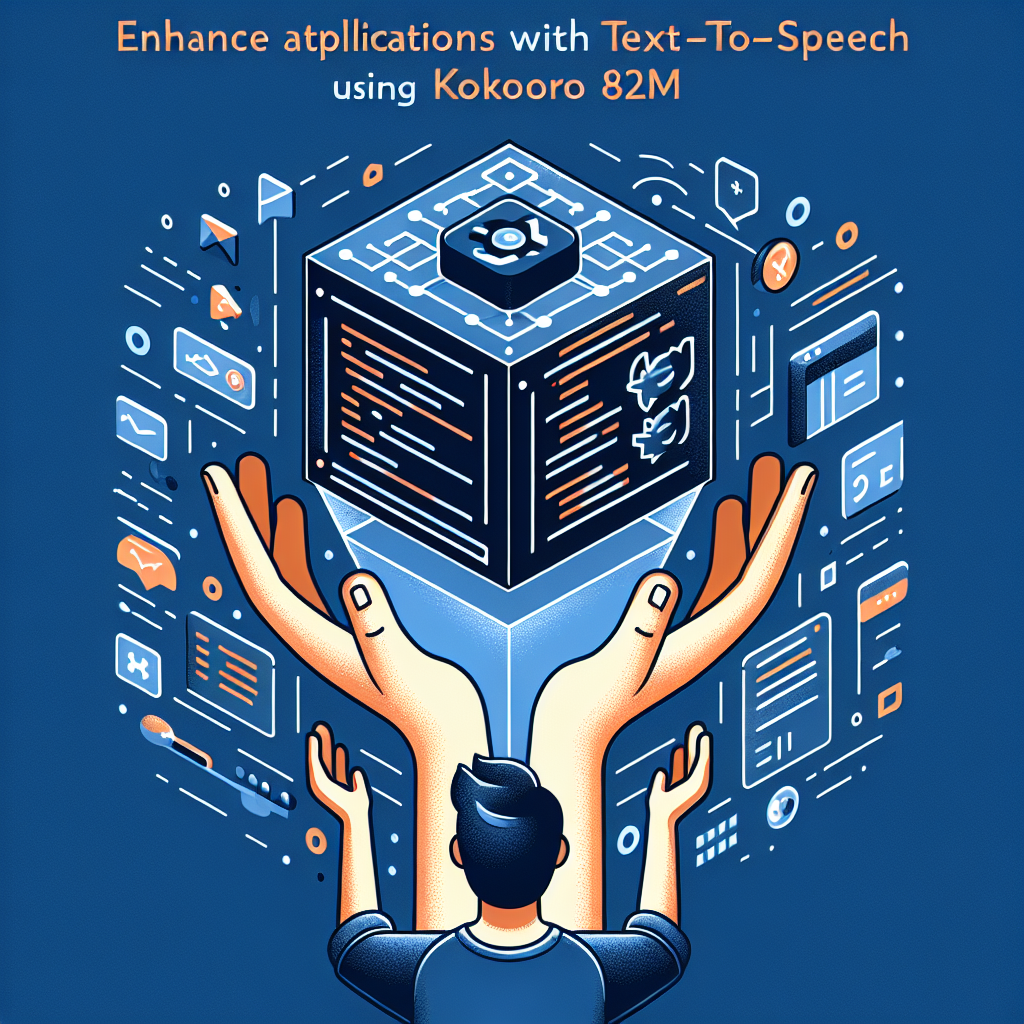 Enhance Applications with Text-to-Speech Using Kokoro 82m
