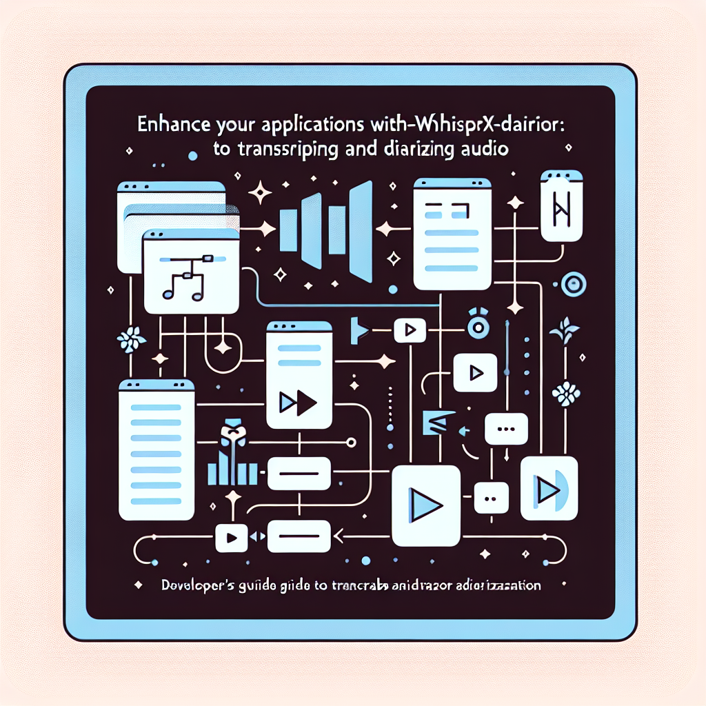 Enhance Your Applications with venkr/whisperx-diarization: A Developer's Guide to Transcribing and Diarizing Audio