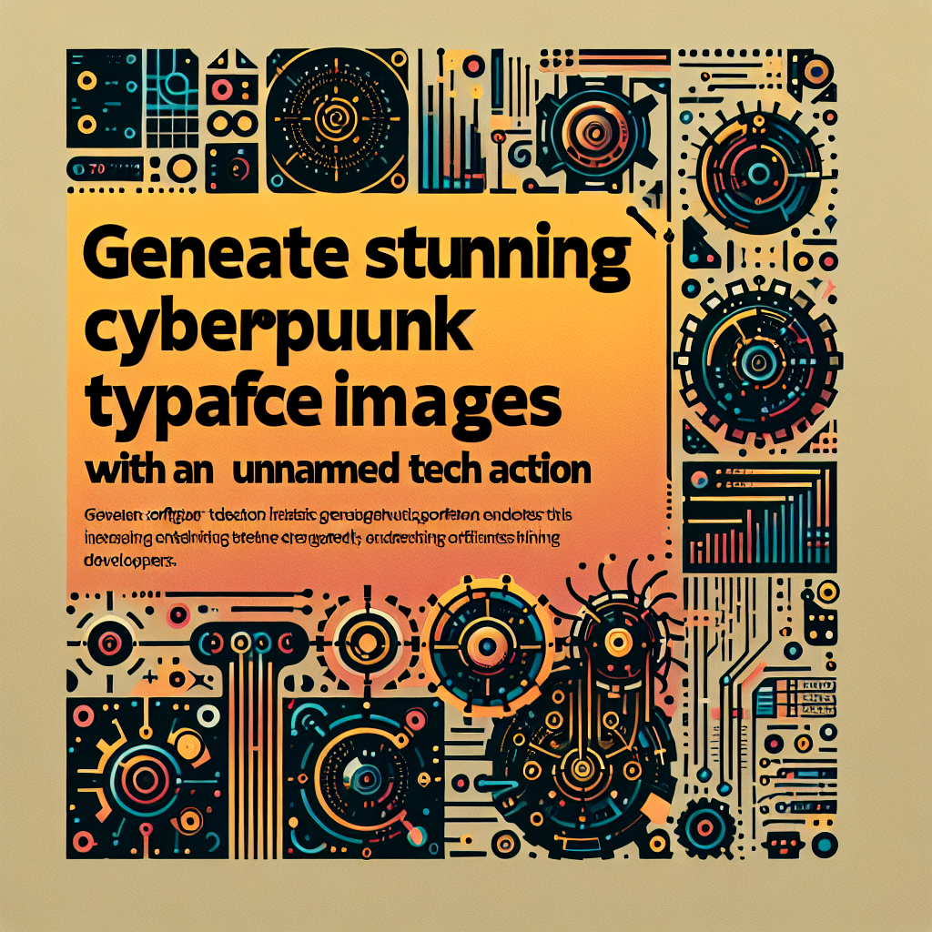 Generate Stunning Cyberpunk Typeface Images with the fofr/flux-cyberpunk-typeface Actions