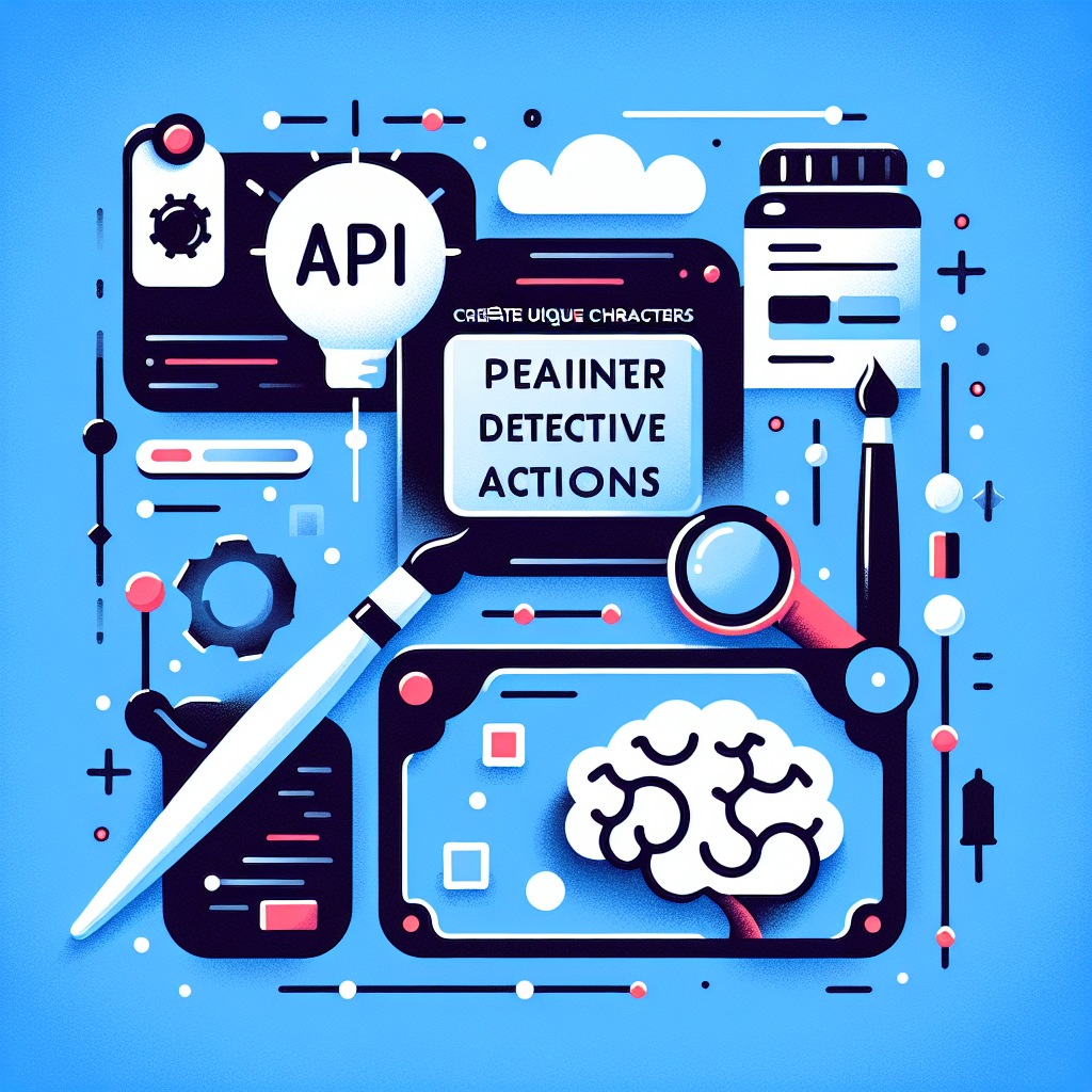 Create Unique Characters with the Painter Detective Cognitive Actions