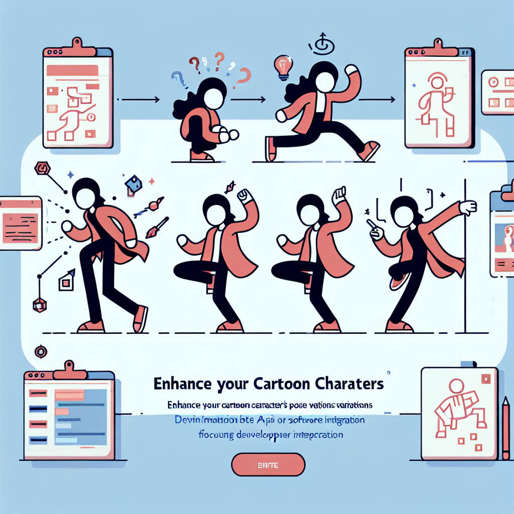 Enhance Your Cartoon Characters with Oye Cartoon's Pose Variations