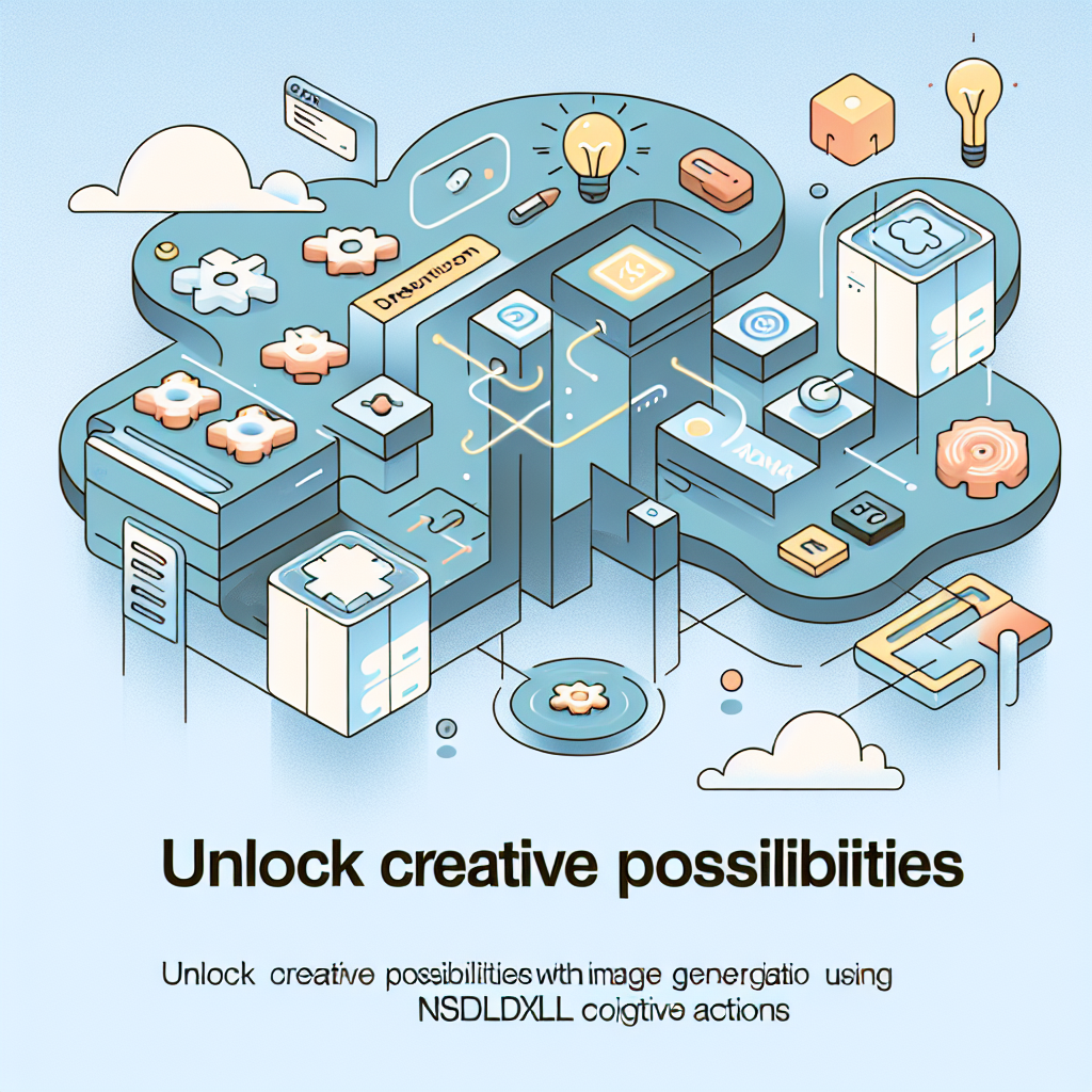 Unlock Creative Possibilities with Image Generation using NSDXL Cognitive Actions