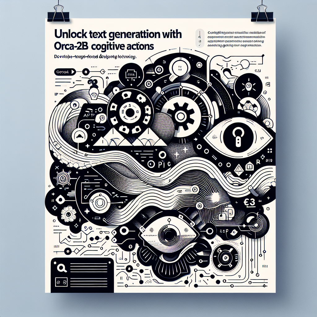 Unlock Text Generation with mattt/orca-2-13b Cognitive Actions