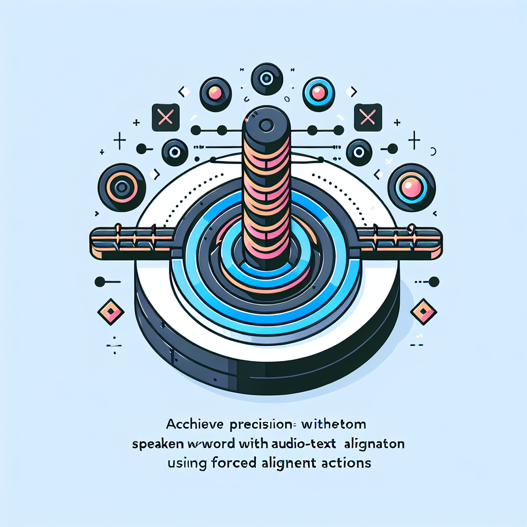 Achieve Precision with Audio-Text Alignment Using Forced Alignment Actions