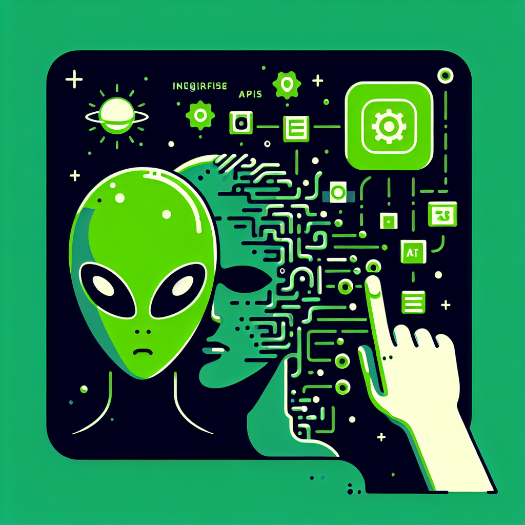 Create Unique Alien Green Images with Cognitive Actions