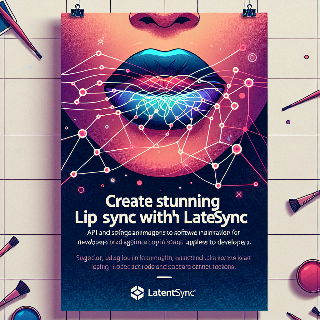 Create Stunning Lip Sync Animations with Latentsync