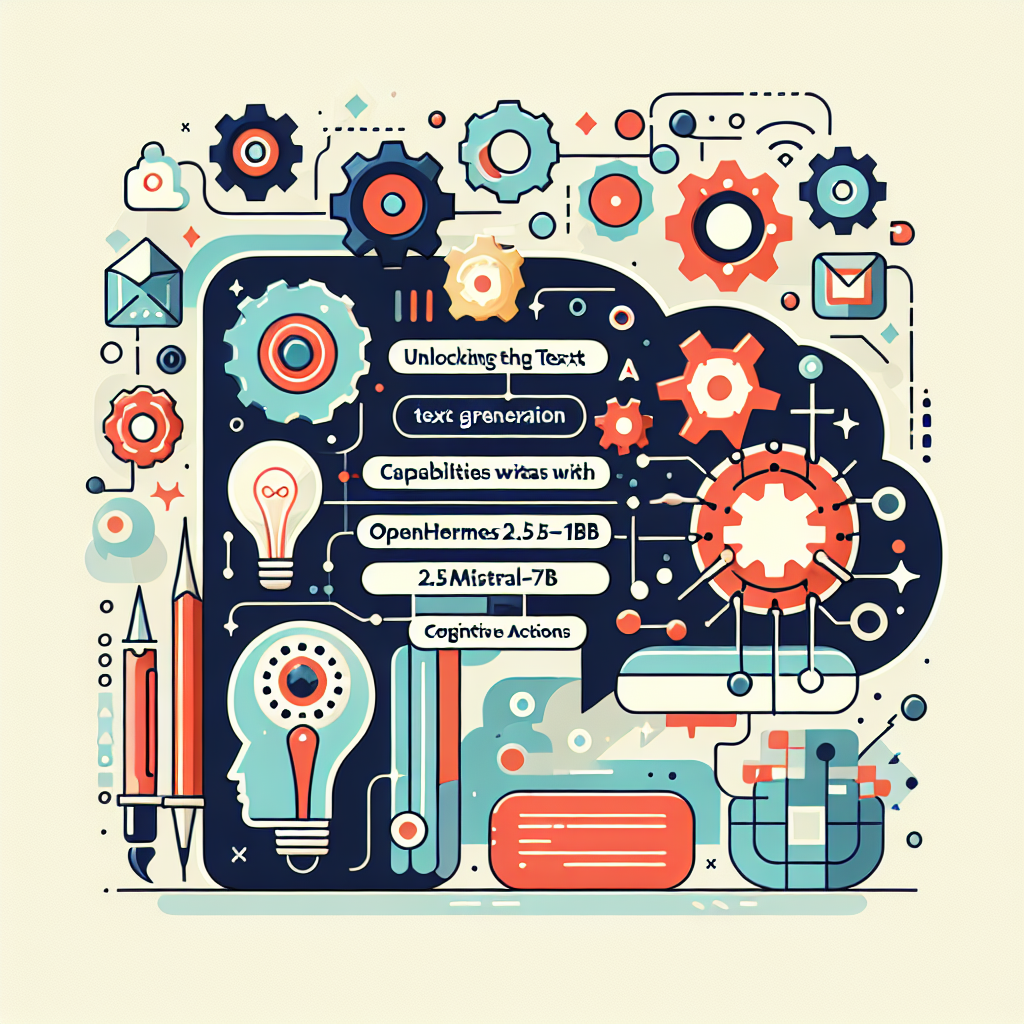 Unlocking Text Generation Capabilities with OpenHermes-2.5-Mistral-7B Cognitive Actions