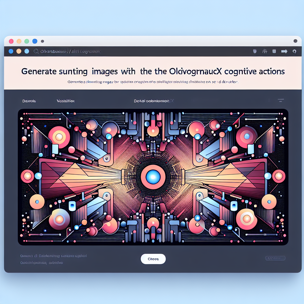 Generate Stunning Images with the oliverobenrauch/ai-ldgrstx Cognitive Actions