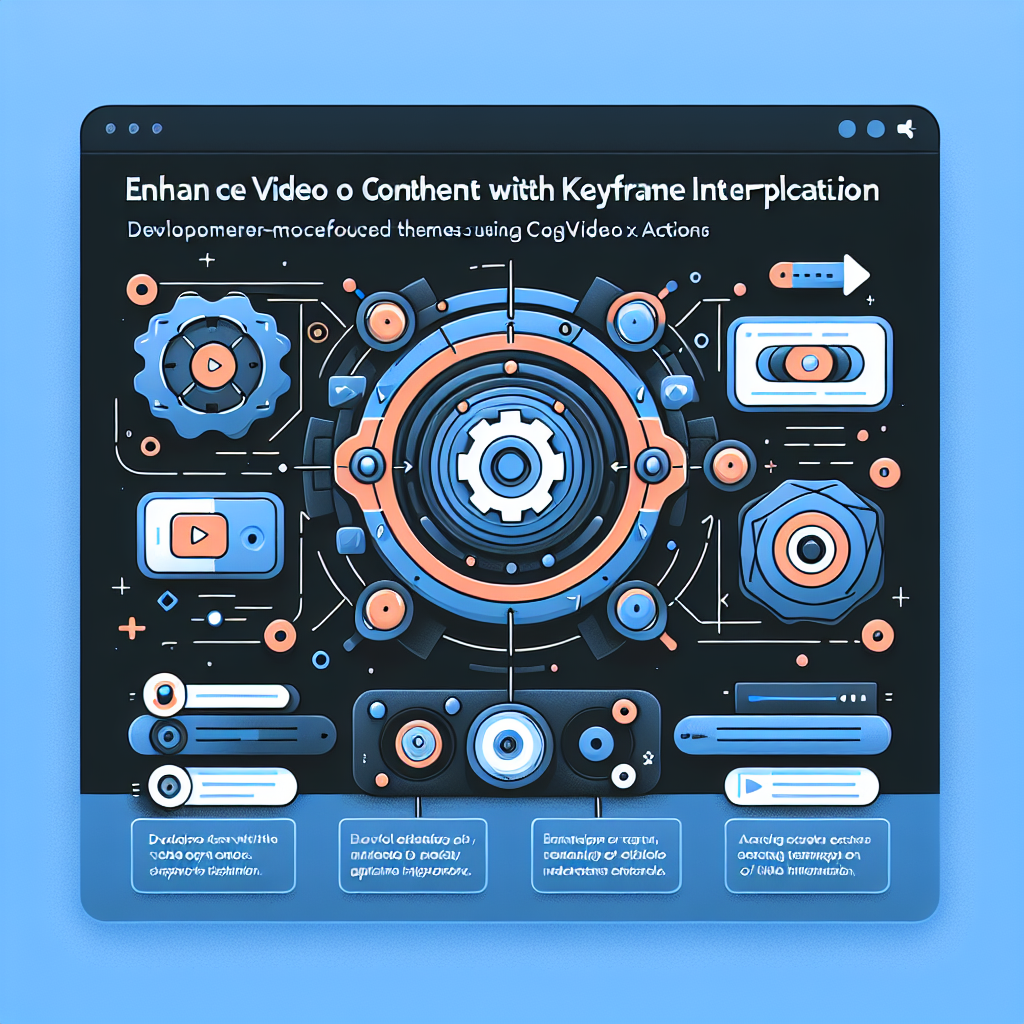 Enhance Video Content with Keyframe Interpolation using CogvideoX Actions