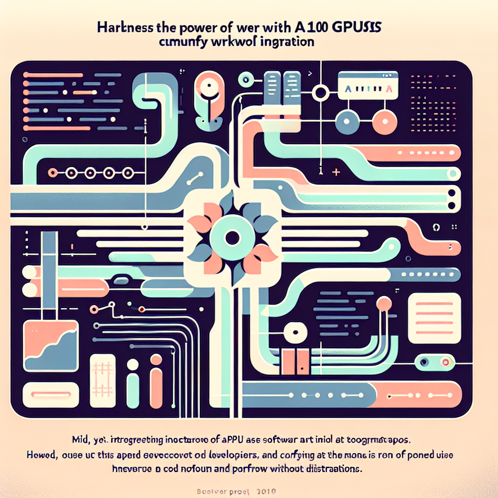 Harness the Power of A100 GPUs with ComfyUI Workflow Integration