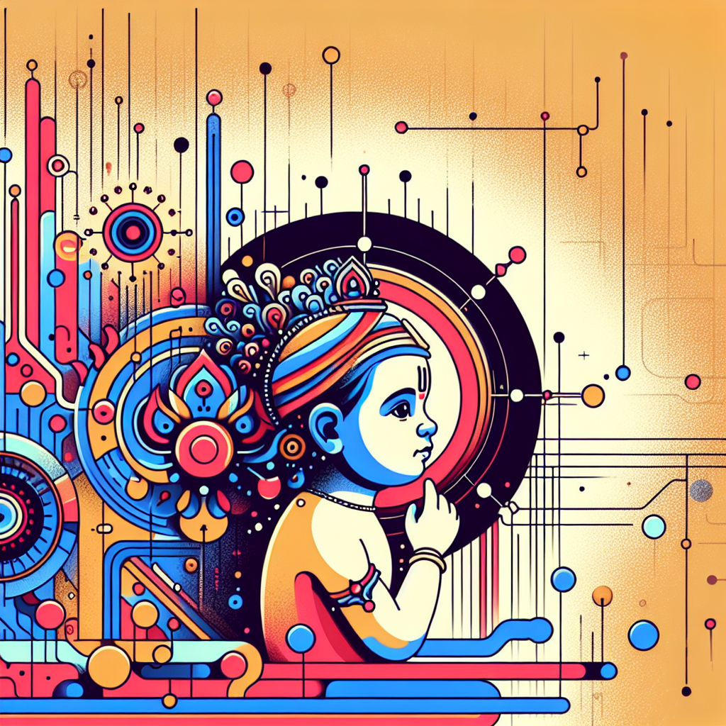 Create Stunning Artistic Images of Little Krishna with Cognitive Actions