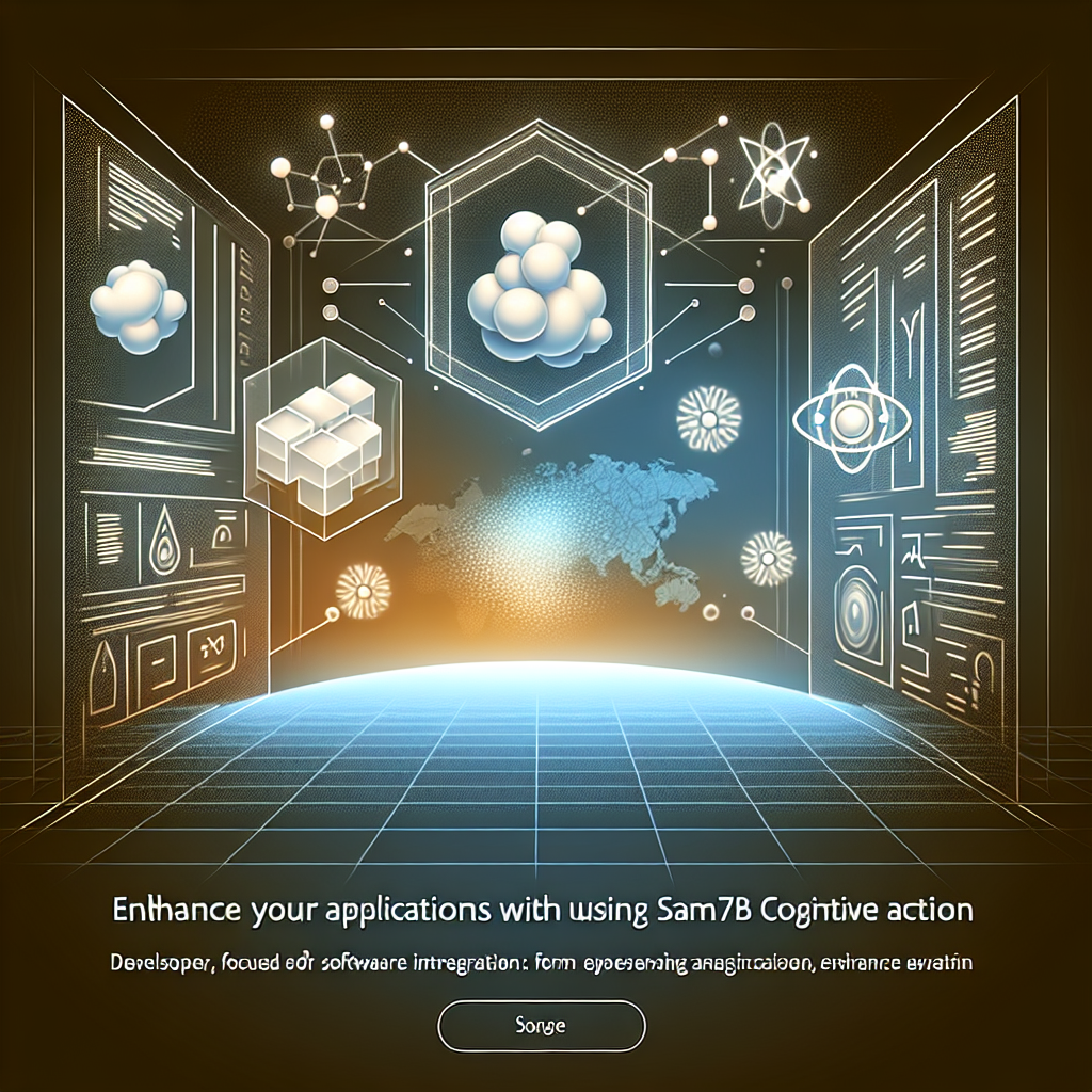 Enhance Your Applications with Reasoning Analysis using SAM-7B Cognitive Actions