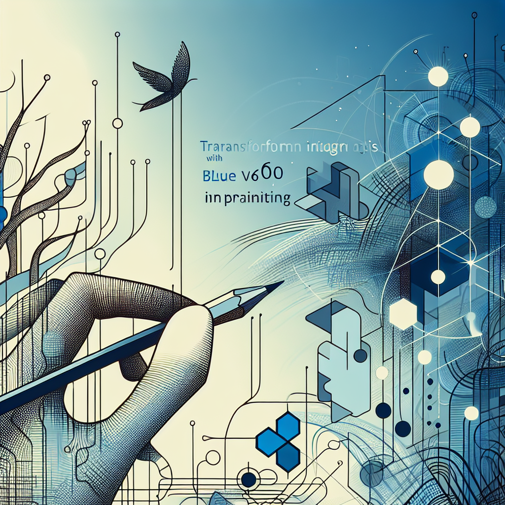 Transform Your Images with Blue Pencil V600 Optimized Inpainting