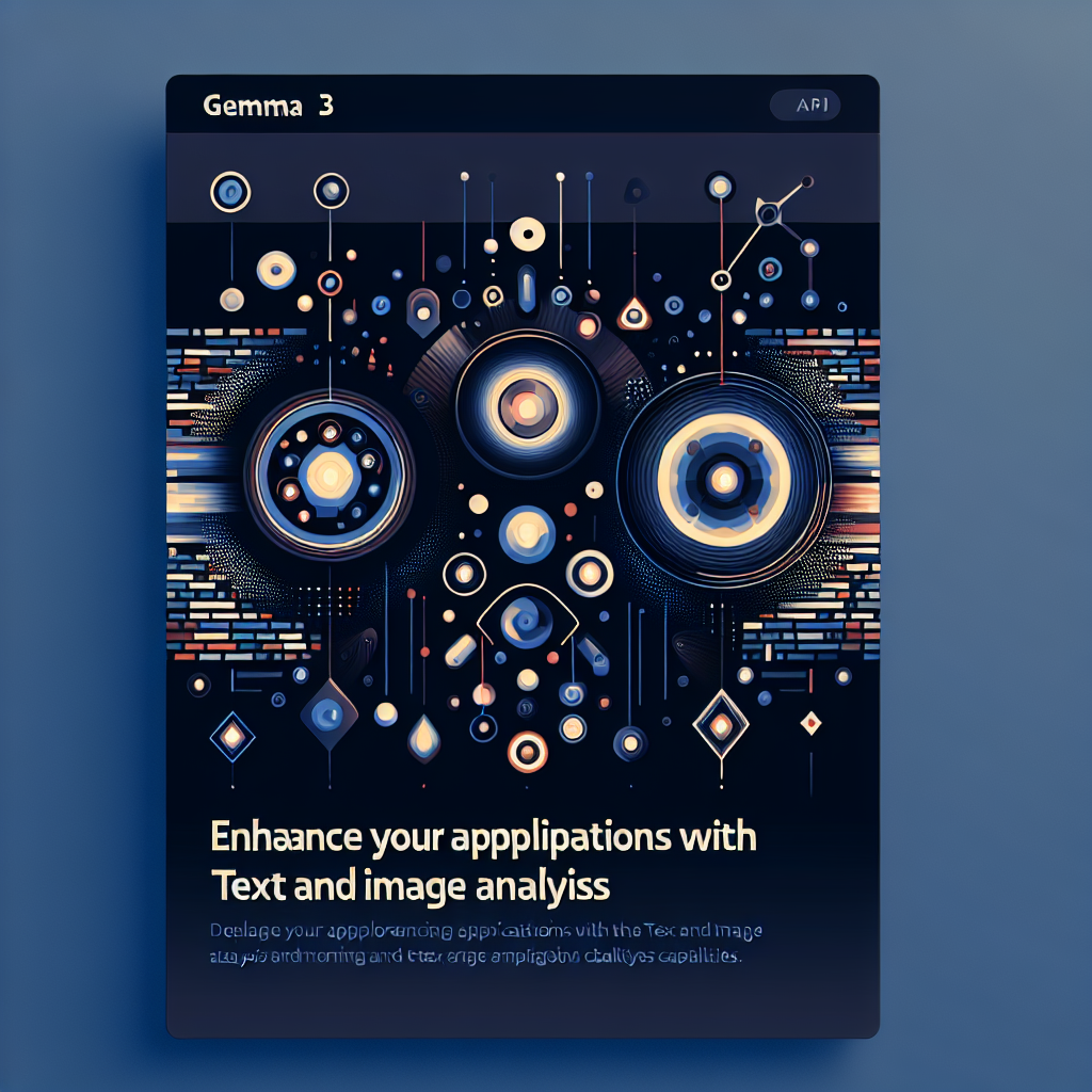 Enhance Your Applications with Gemma 3's Text and Image Analysis