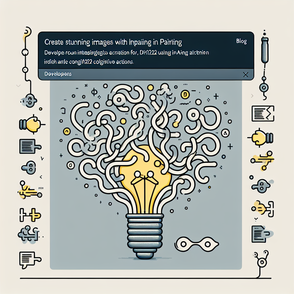 Create Stunning Images with Inpainting Using yacinesy/dh1212 Cognitive Actions